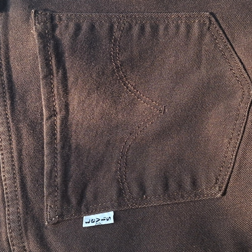 Retro Jeans Grunge Quiet Luxury Minimalist Brown Levis 314 Shaping Straight 28 - Picture 16 of 16